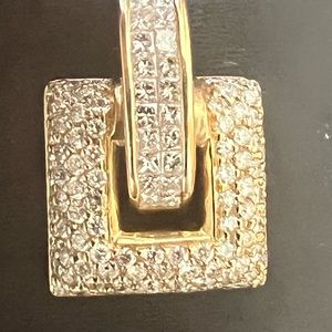 Iberjoya Gold Pendent 1.56ct diamond